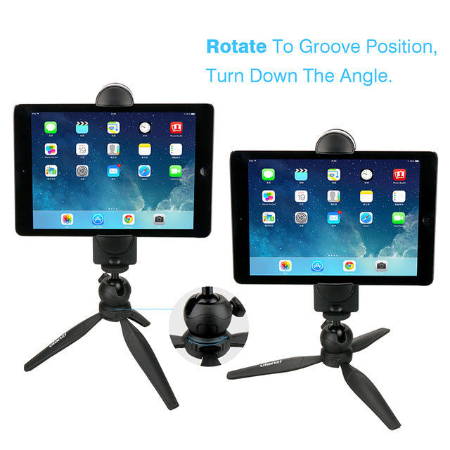 5-12'' Tablet Mount Tripod Stand, Tabletop Pad - shop.livefree.co.uk