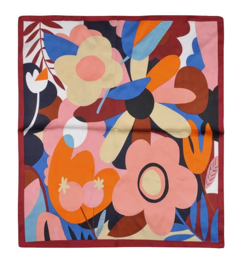 Abstract Floral Scarf