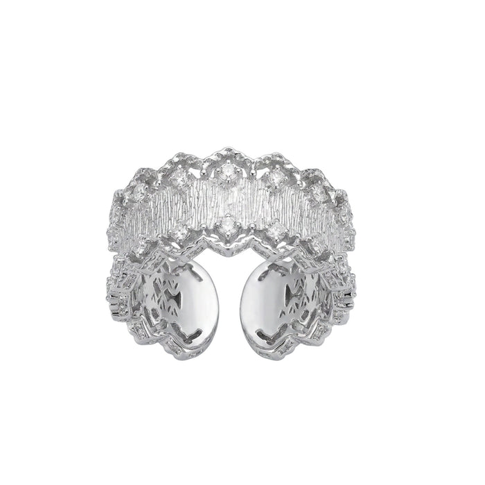 Adèle Silver Wave Ring