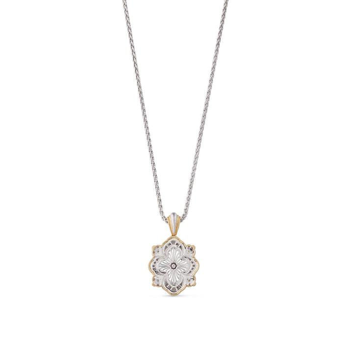 Alvgunde 14K Gold Floral Necklace