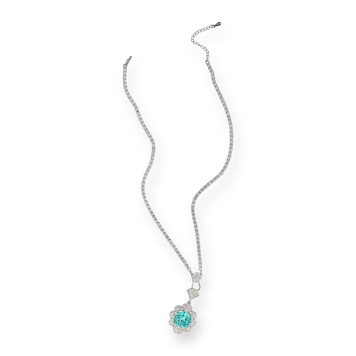 Andrea Paraiba Cushion Floral Necklace