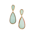 Ava Pastel Turquoise Satin Earrings