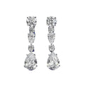 Azélie White Teardrop Earrings