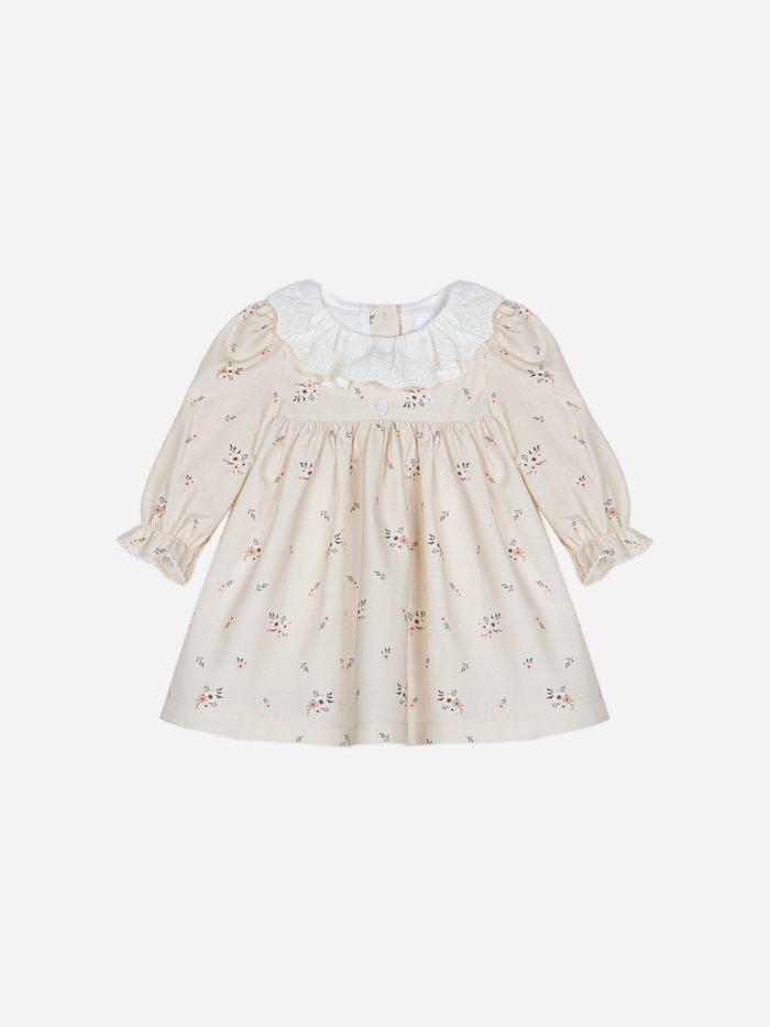 Beige Viyella Dress