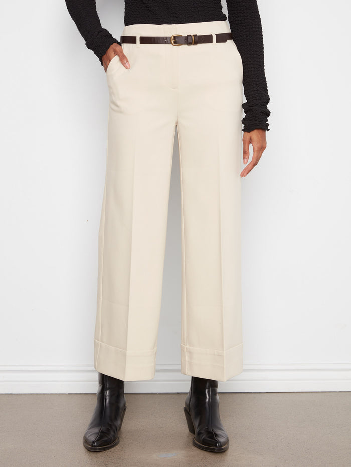 The cropped length of these trousers makes them perfect for showcasing your favorite footwear. Designed by Charlie B.