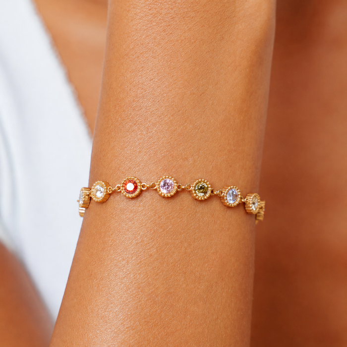 Colorful Stone Bracelet
