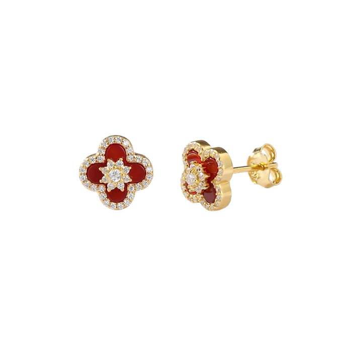 Chantal Clover Stud Earrings