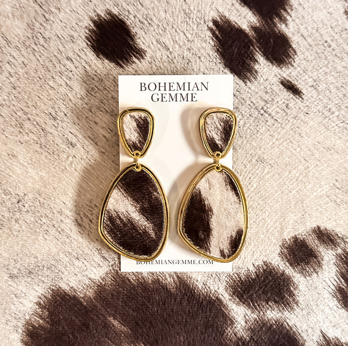 Charlotte Organic Dangle-Cowhide