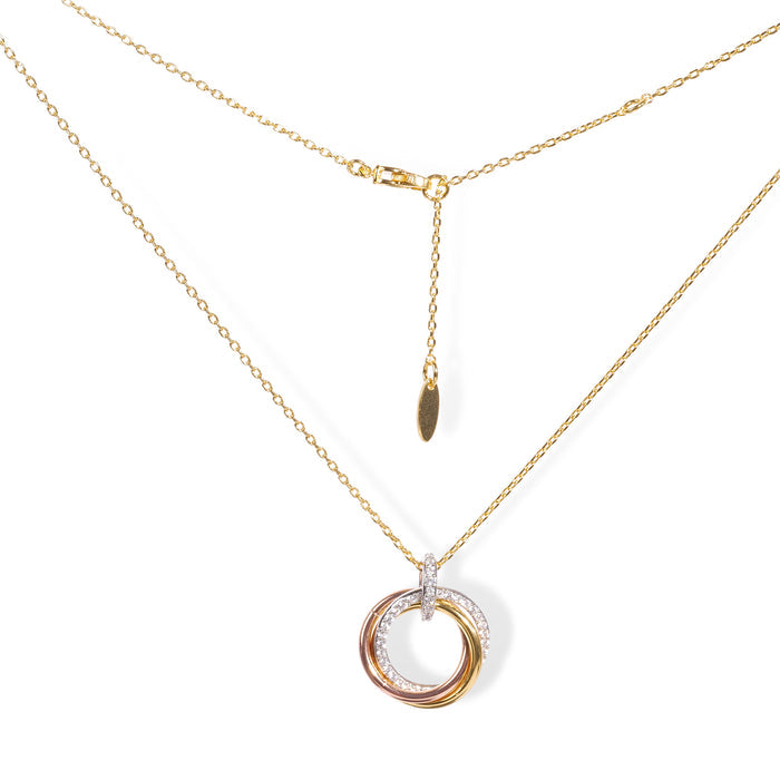 Coralie Layered Round 14K-Gold Necklace