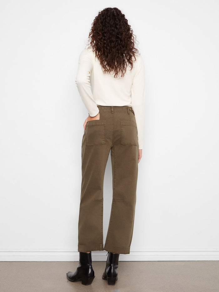 Designed with practical patch pockets, these pants combine style and functionality effortlessly by Charlie B.