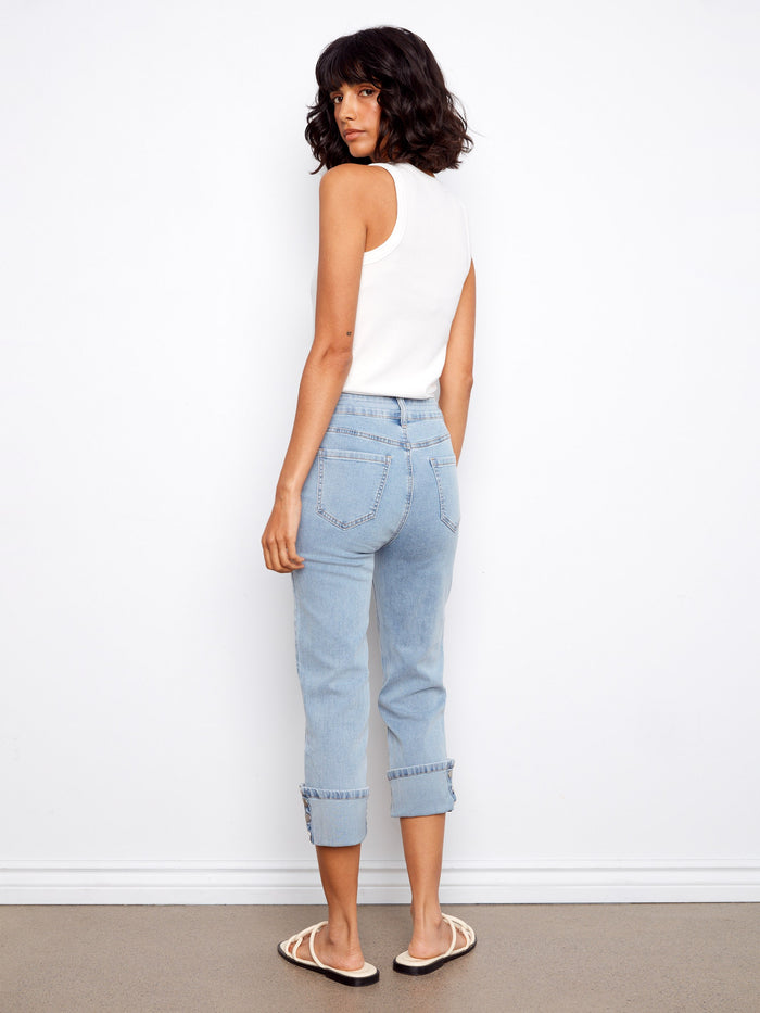 Crafted from stretch denim fabric, these jeans offer comfort and style for everyday wear. By Charlie B.