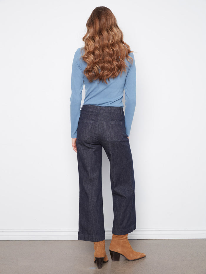 Fashion-forward regular rise jeans in a sleek design, ideal for any casual occasion. By Charlie B.