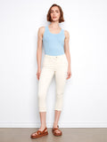 Chic slim fit pants with a cuffed hem, perfect for casual outings. Crafted in stretch twill fabric for comfort and style by Charlie B.