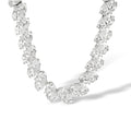 Dagtraud White Heart Choker Necklace