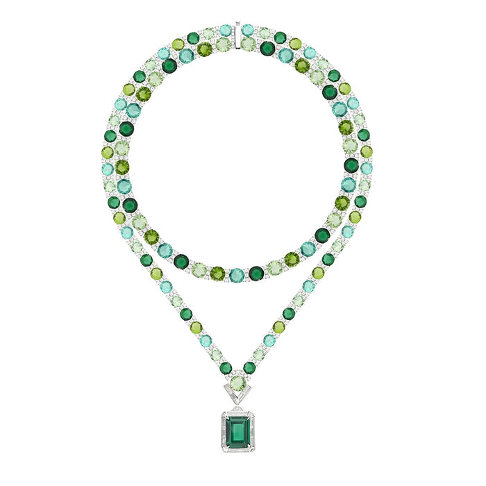 Dahlia Rectangular Necklace