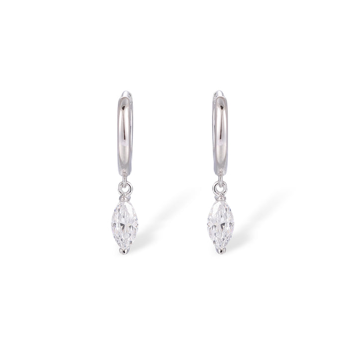 Dietwina 14K Gold Marquise Earrings