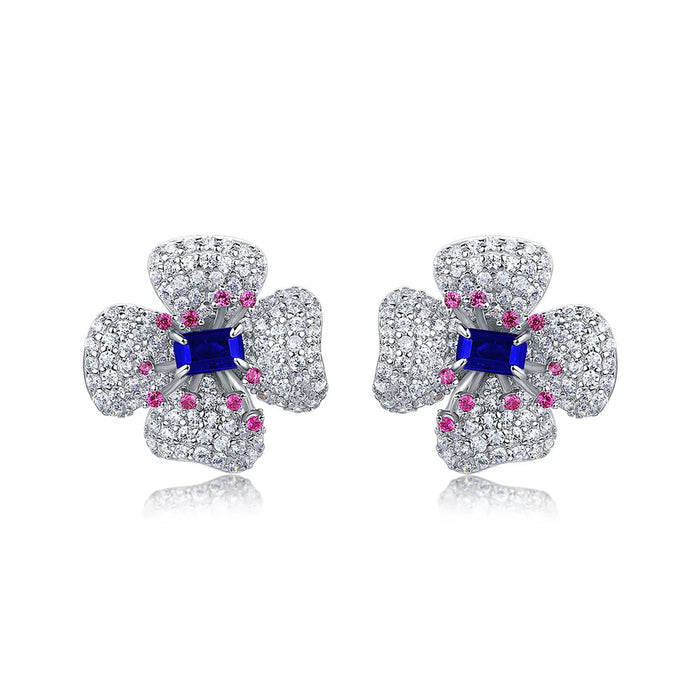 Doriane Floral Stud Earrings