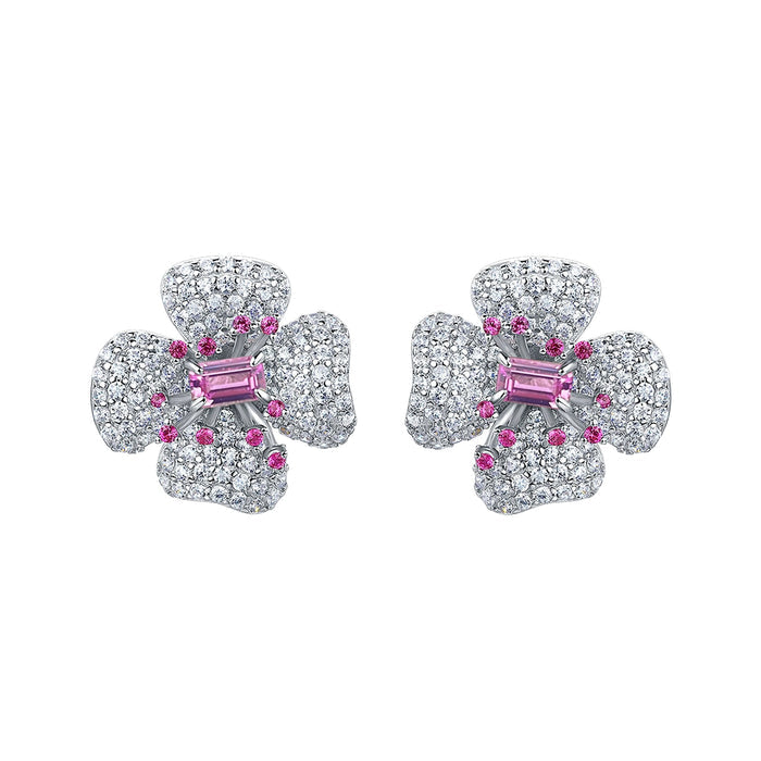 Doriane Floral Stud Earrings