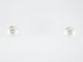 Earrings Modern Cultured Akoya Pearl in 14k White Gold