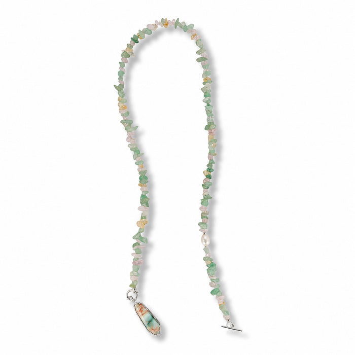Elsmina Irregular Natural Stone Pearl Necklace