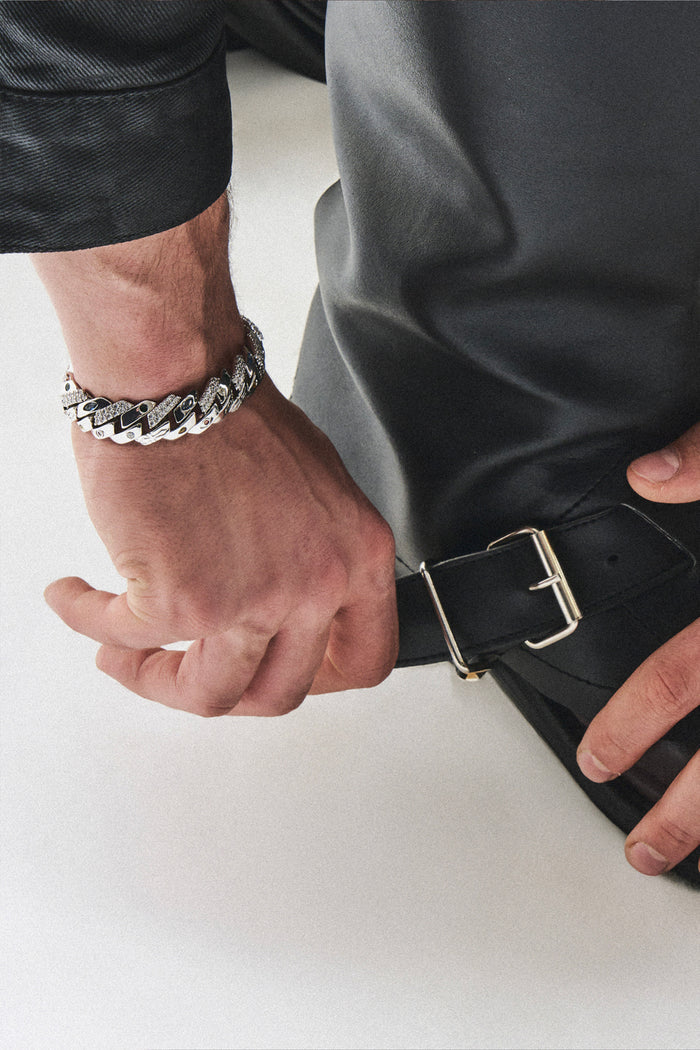 DARKAI Exo Prong Pave Bracelet on Male Model