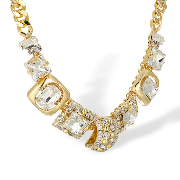 Farnhild 14K Gold Mixed Shape Necklace