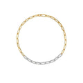 Fiona 14K Gold Pavé Paperclip Link Choker Necklace