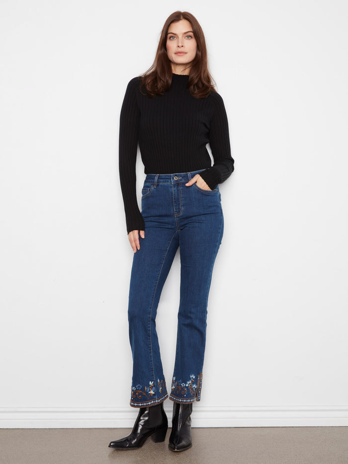 With five practical pockets, these stretch denim jeans combine functionality with fashion seamlessly. By Charlie B.
