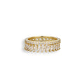 Friedwina 14K Gold Marquise Open Ring Set