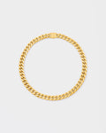 DARKAI yellow gold cuban necklace short