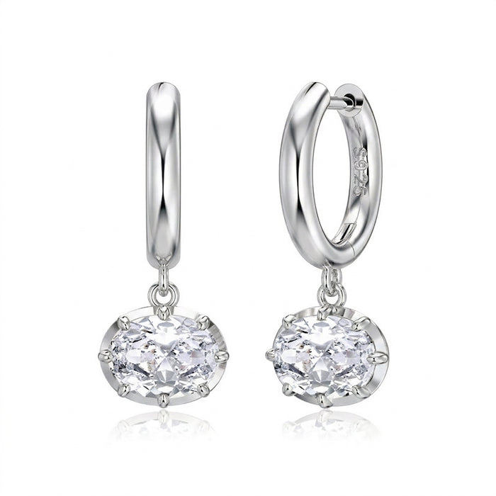 Harlind 18K Gold Oval Earrings