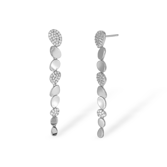 Hedlinde 18K Gold Irregular Pebble Drop Earrings