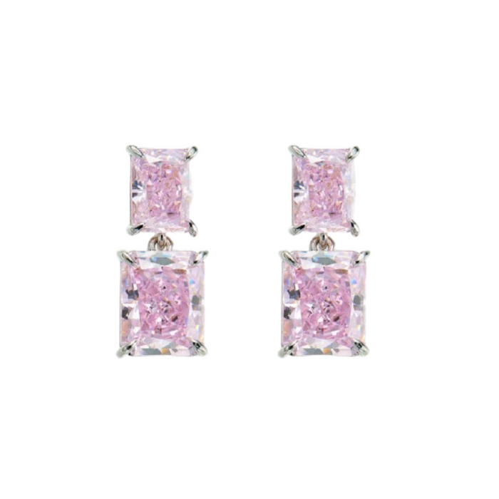 Hildwina Rectangular Drop Earrings