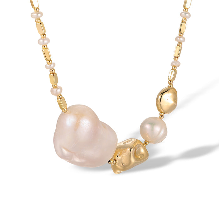 Juliane 14K Gold Baroque Pearl Necklace