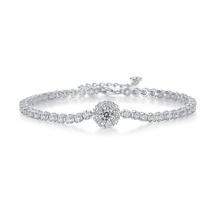 Léandreline White Floral Bracelet