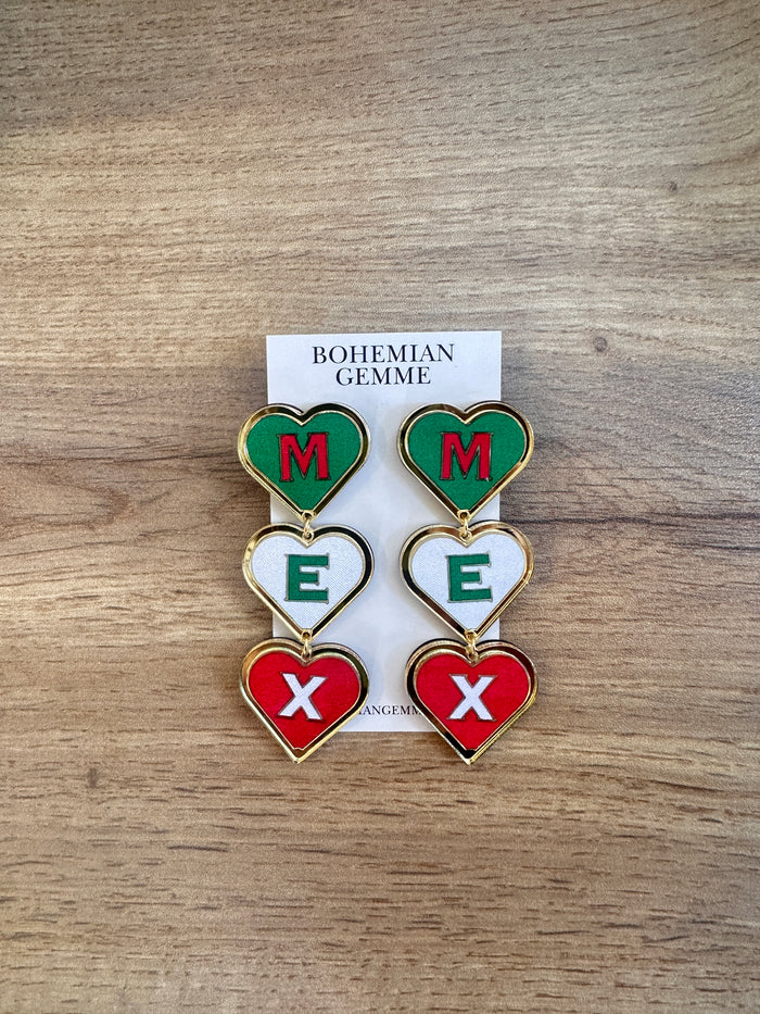 Limited Edition Mi Corazón Méx Earrings