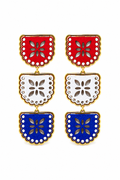 Limited Edition Red, White & Blue Papel Picado Earrings
