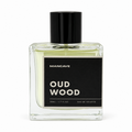 Man Cave Oud Wood Fragrance Spray 50ml men's eau de toilette bottle on a white background.