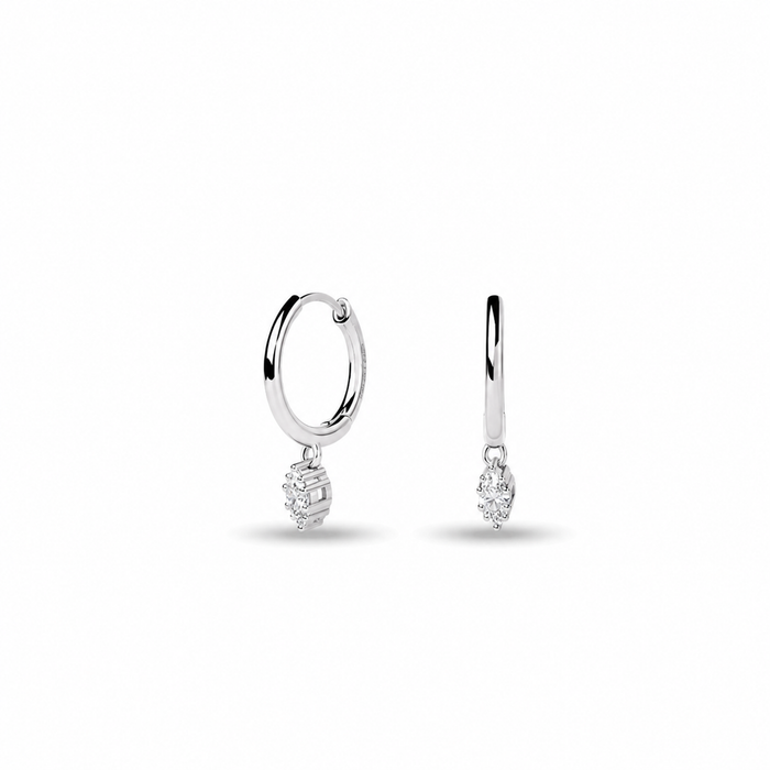 Marieke 18K Gold Marquise Huggie Earrings