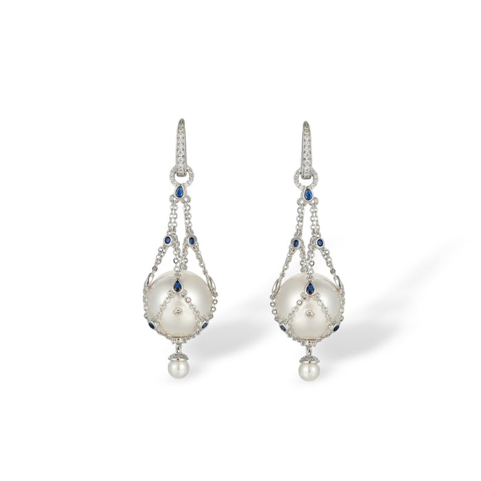 Mathilda Accent Pearl Earrings