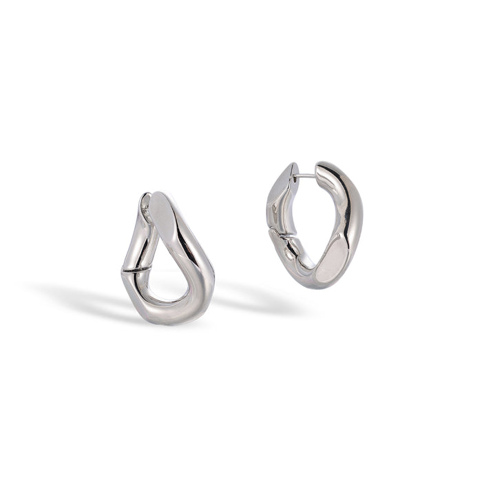 Rosalie 14K Gold Curve Hoop Earrings