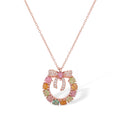Ruban de Tourmaline Rose Gold Necklace
