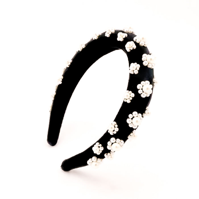 Sample Sale Black Velvet Slim Headband
