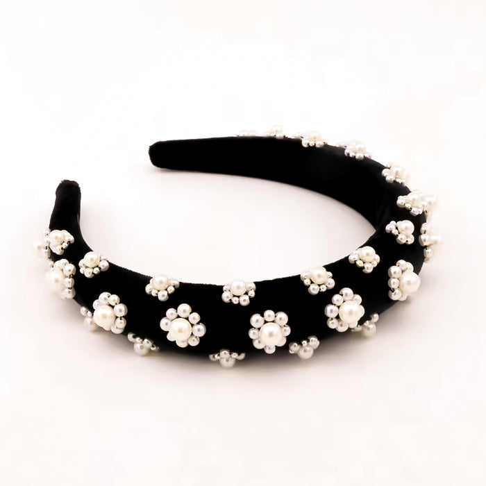 Sample Sale Black Velvet Slim Headband