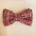 Sample Sale Lily Merlot Tweed Hair Bow Barrette