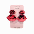 Sample Sale Pink Lips Statement Earrings