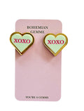 Sample Sale XOXO  Heart Studs