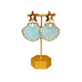 Seashell Starfish Dangles