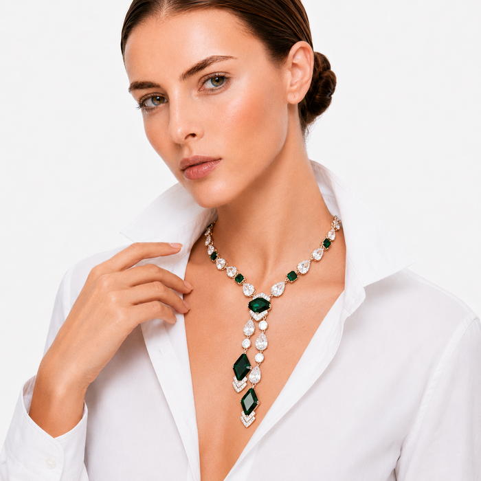 Sighild Rhombus Tassel Necklace