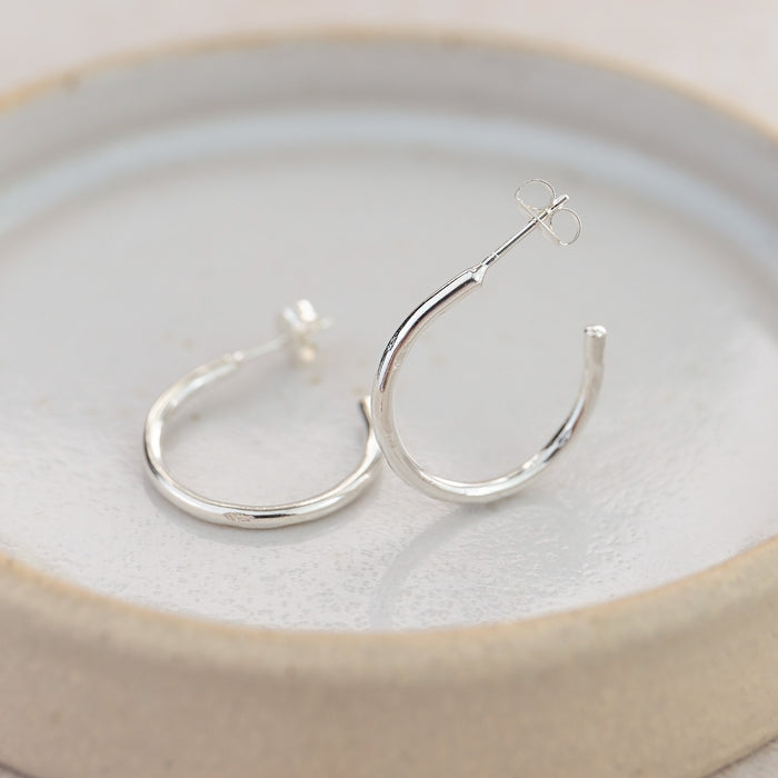 Sterling Silver Hoop Earrings - Everyday